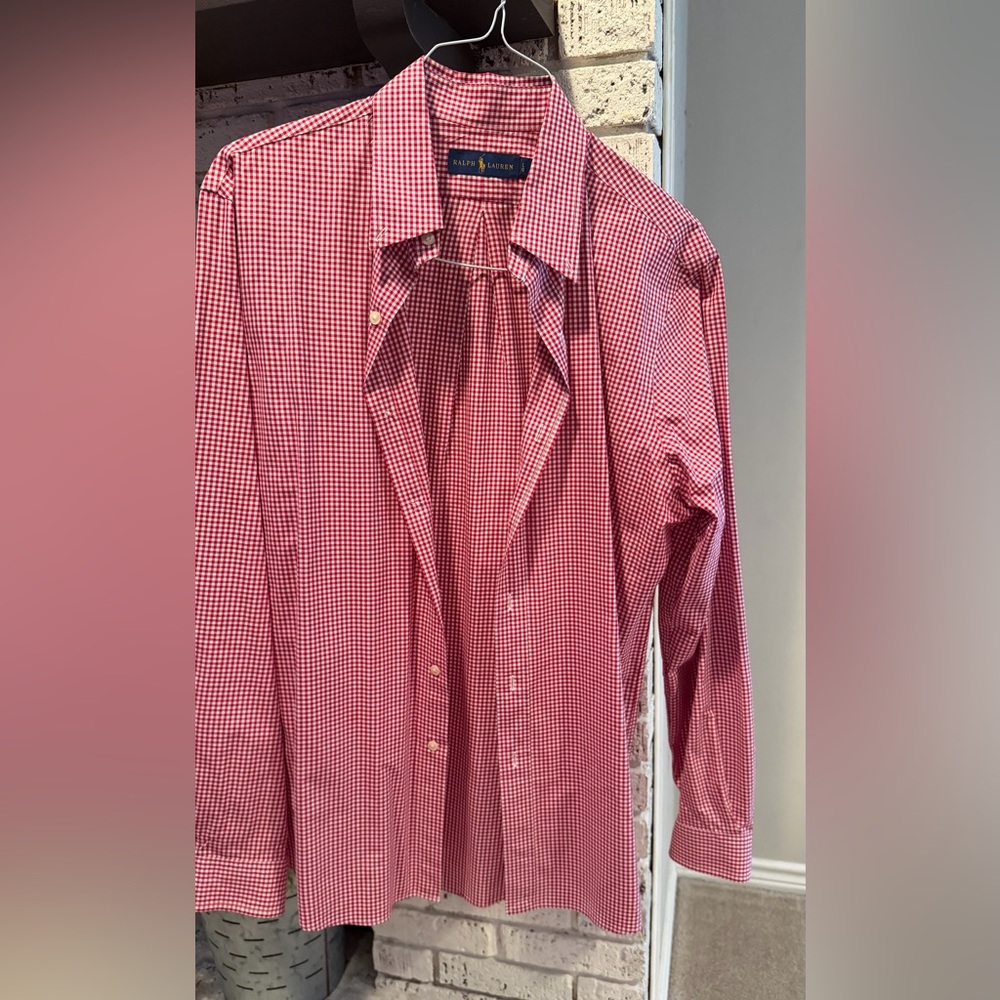 Ralph Lauren Red Checkered Shirt